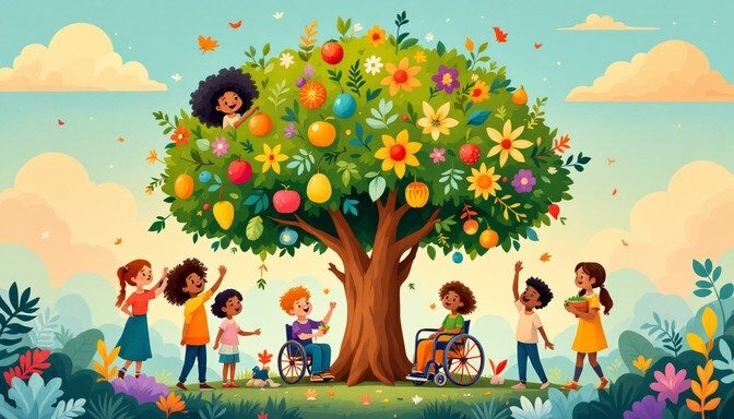 children-creating-together-stockcake